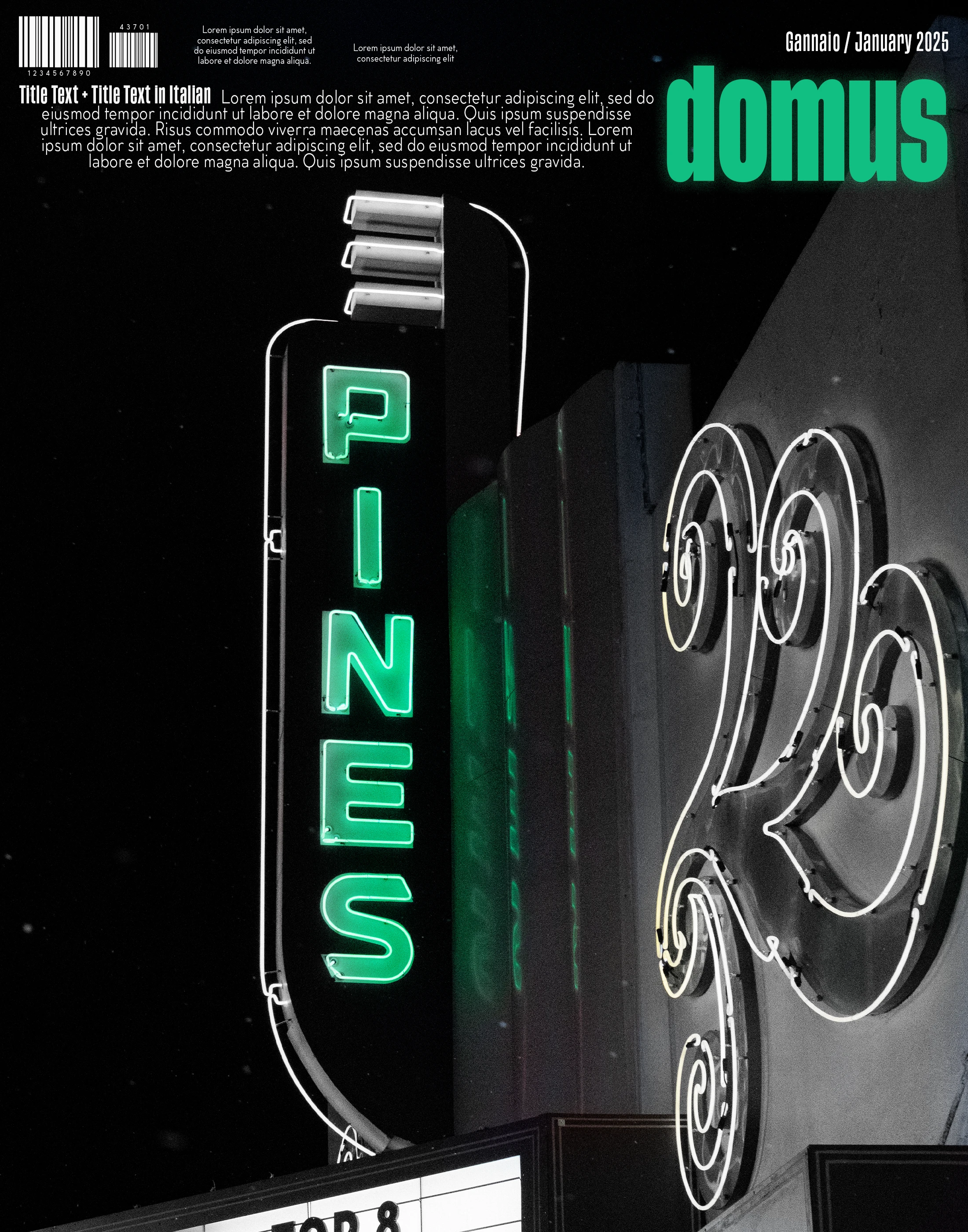 Single poster design